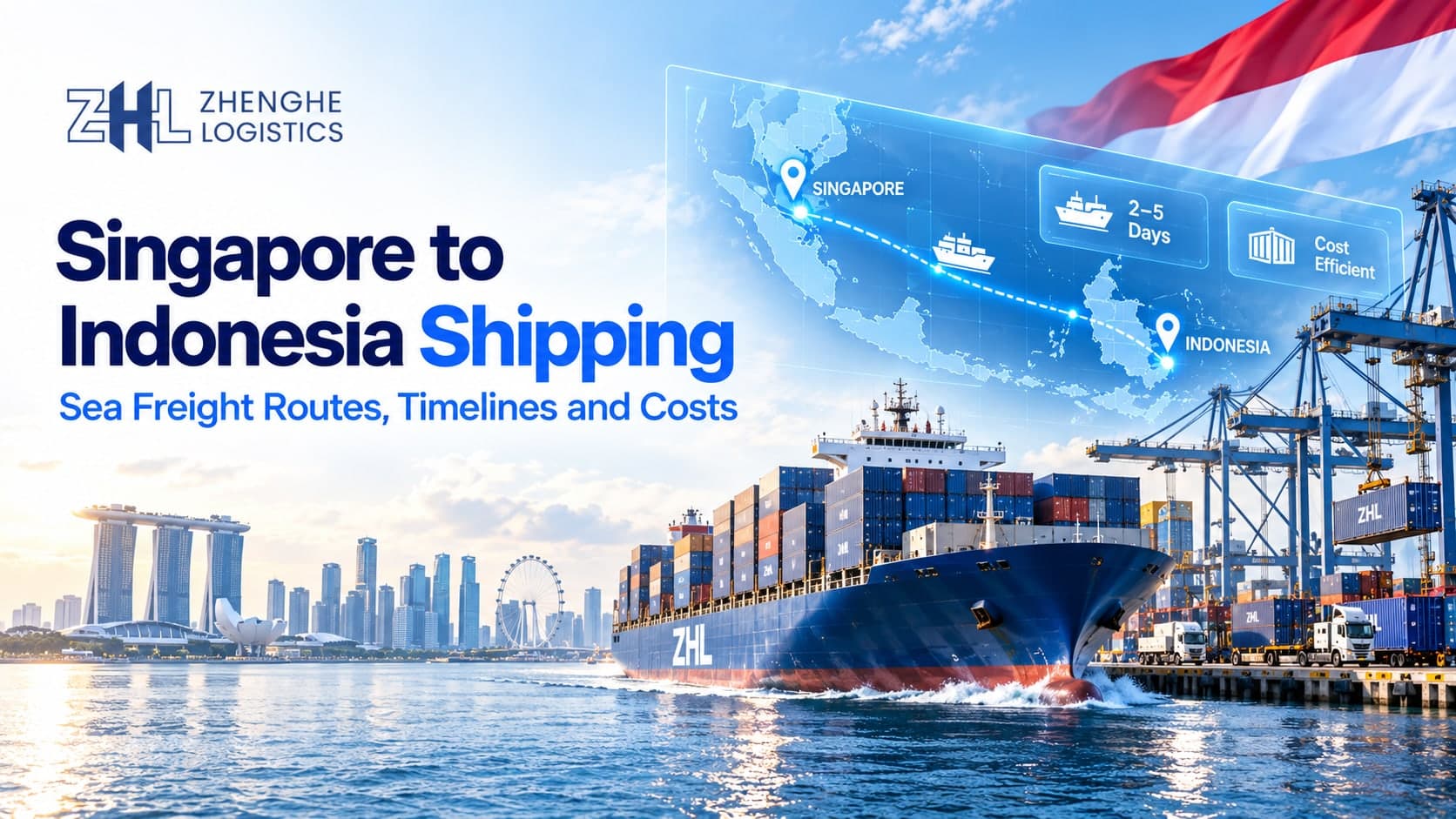 Shipping from Singapore to Indonesia: Routes, Timelines and Costs